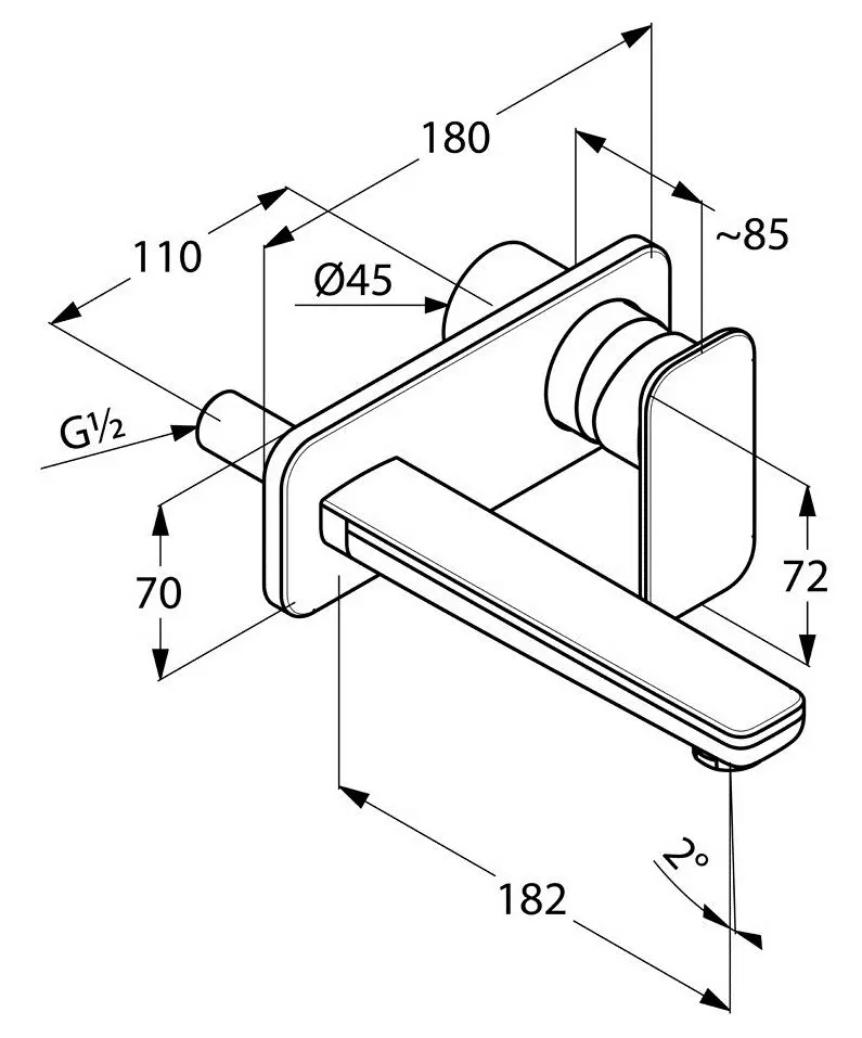Смеситель Kludi E2 492440575 (умывальник) - 2