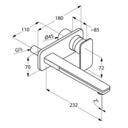 Смеситель Kludi E2 492450575 (умывальник) Thumb