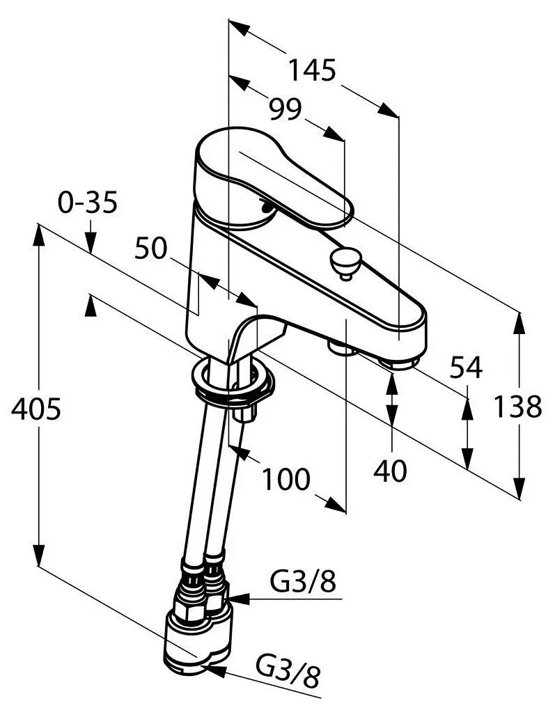 Смеситель Kludi Objekta 326850575 (ванна) - 2