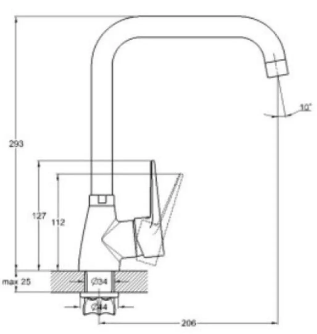 Baterie pentru chiuveta Marrbaxx G007Q4 (Black Glossy) - 2