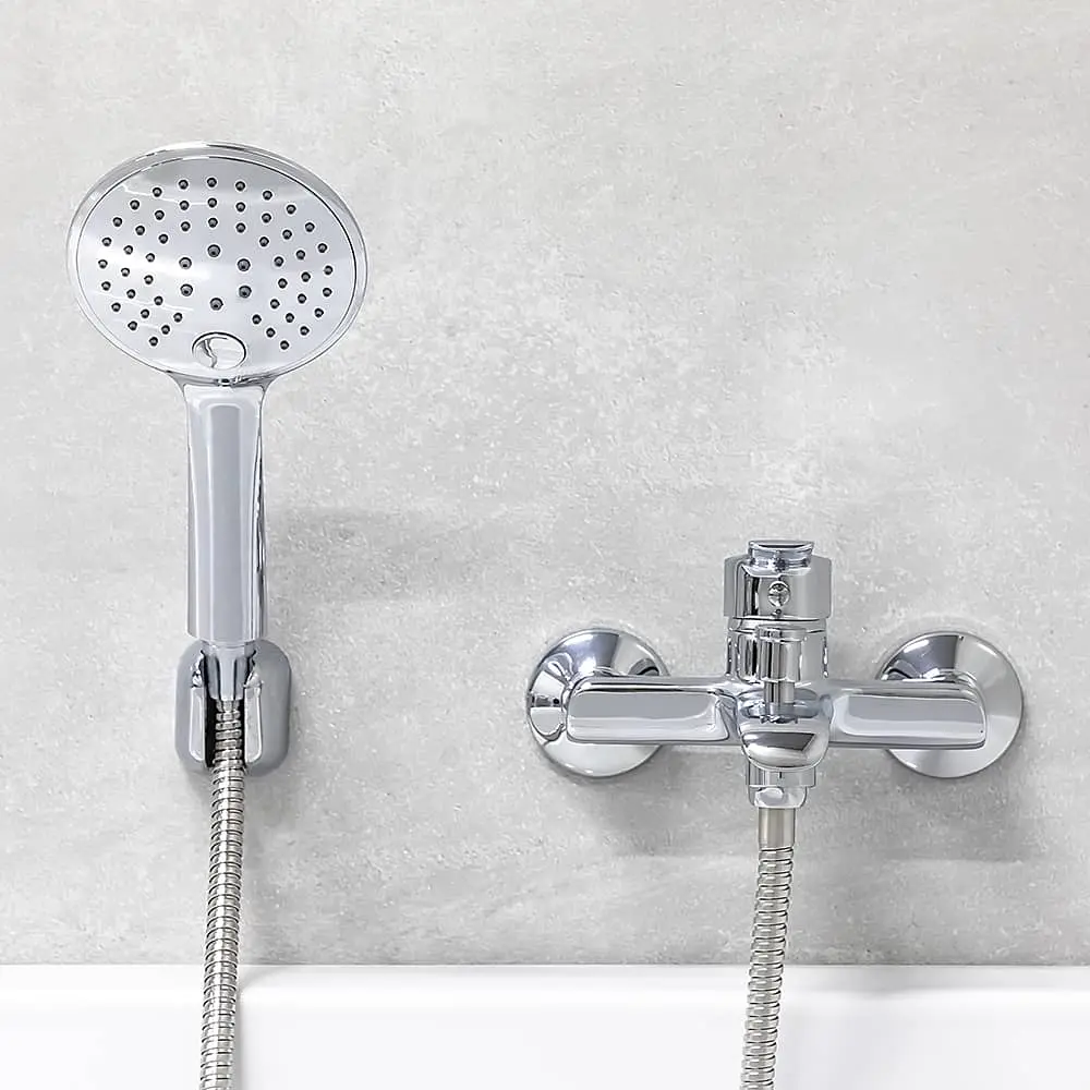 Set de dus Mat eco Ecru 83471 (Chrome) - 2