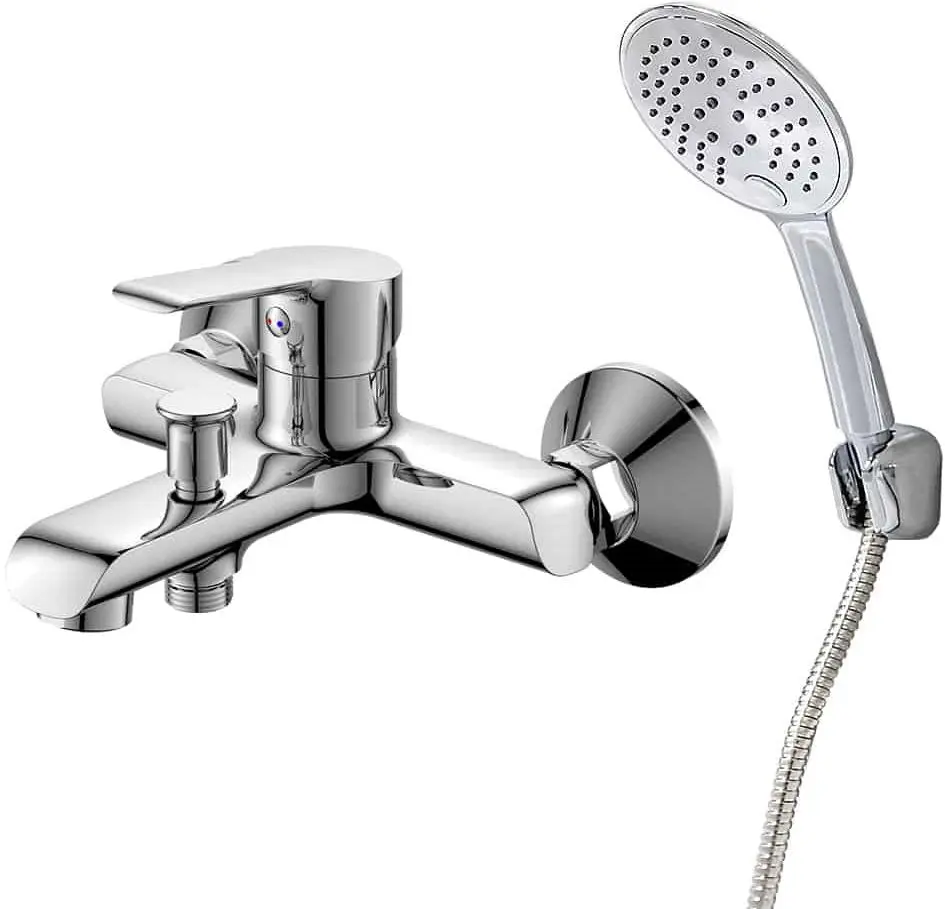 Set de dus Mat eco Ecru 83471 (Chrome)