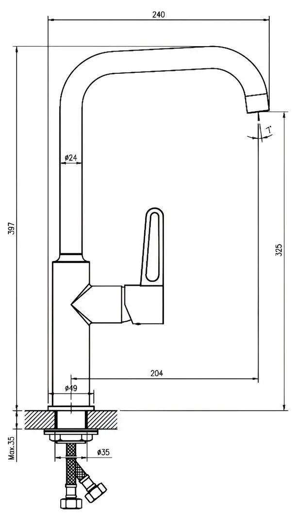 Baterie pentru bucatarie Mat eco Eclisse 113481 (Black/Gold) - 3