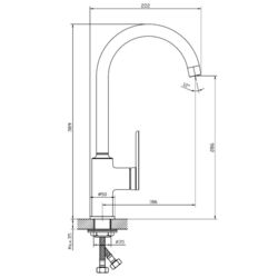 Baterie pentru chiuveta Mat eco Grand (Black/Rose Gold) Thumb