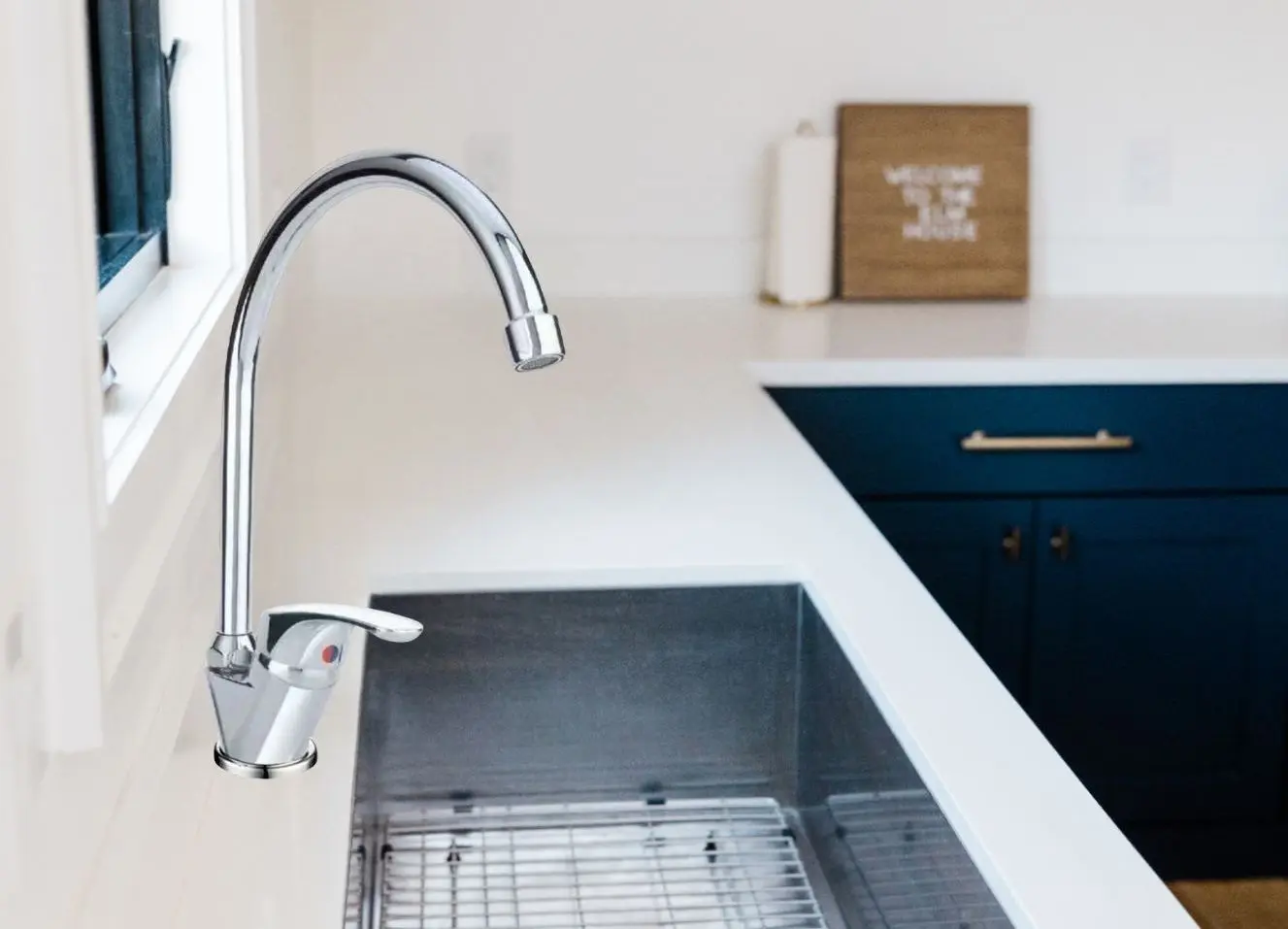 Baterie pentru chiuveta Mat|eco Plastico (Chrome)