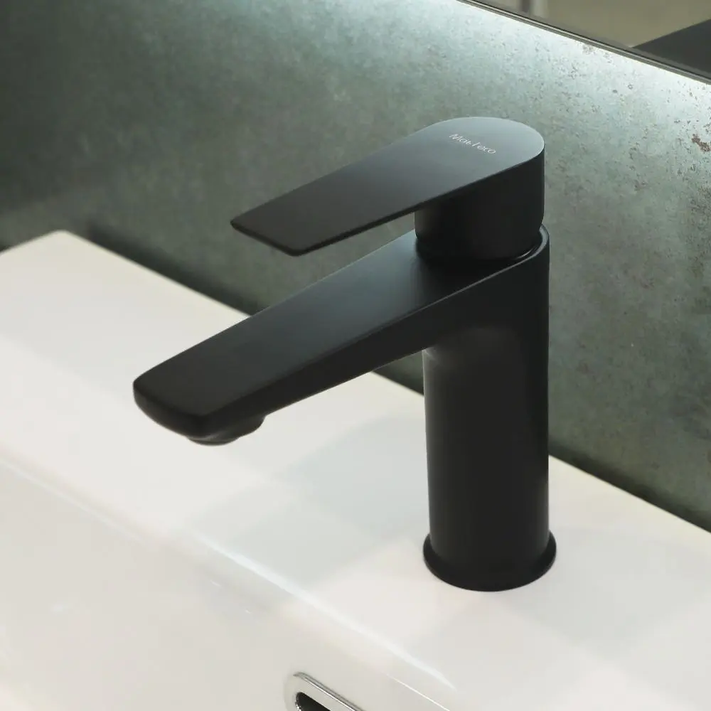 Baterie pentru lavoar Mat|eco Aleo (Black Matte)