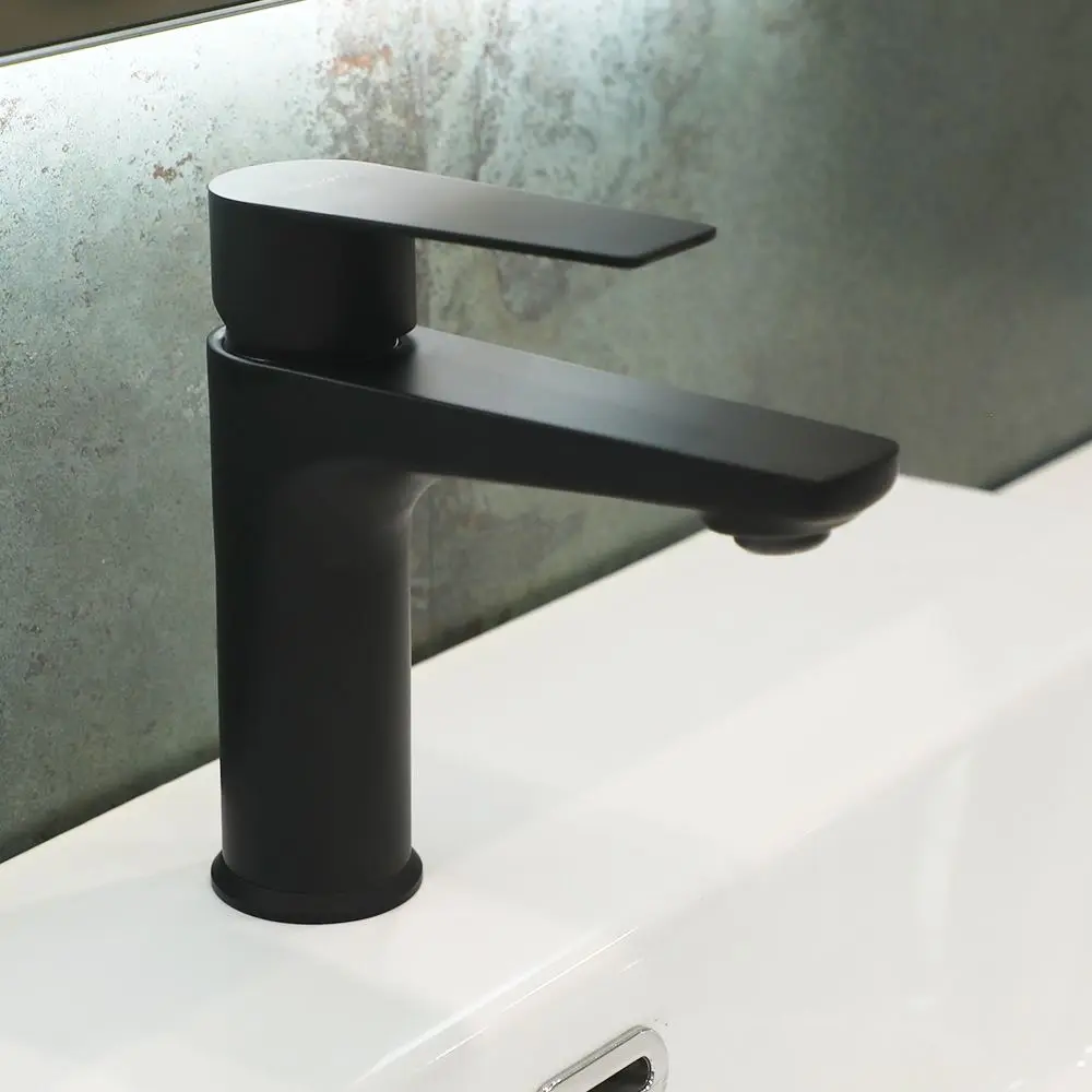 Baterie pentru lavoar Mat|eco Aleo (Black Matte)