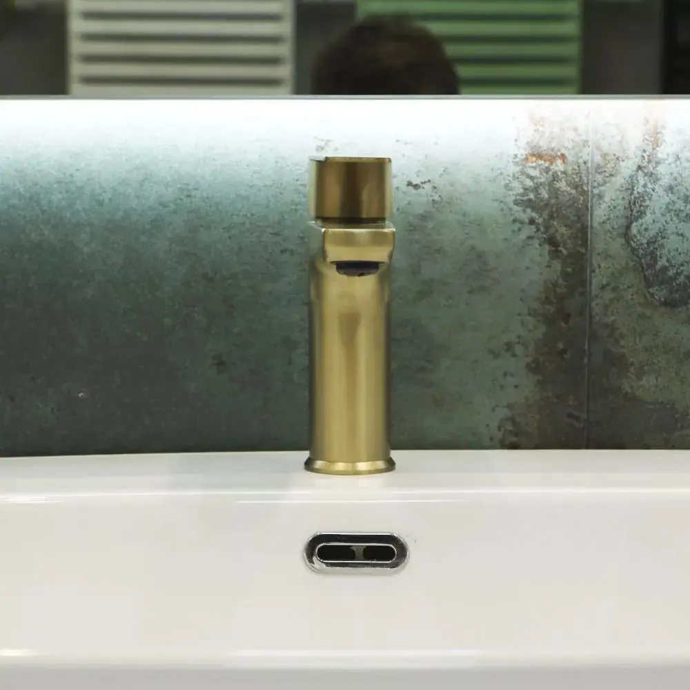 Смеситель для умывальника Mat|eco Aleo (Brushed Gold)