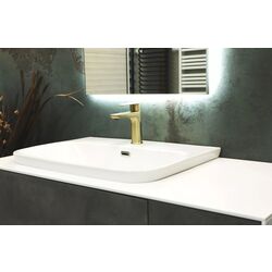 Смеситель для умывальника Mat|eco Aleo (Brushed Gold) Thumb