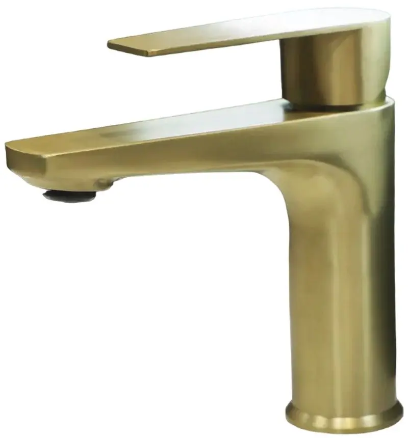 Смеситель для умывальника Mat|eco Aleo (Brushed Gold)