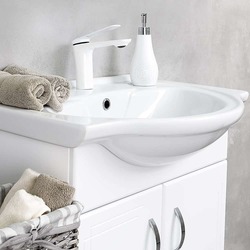 Baterie pentru lavoar Mat eco Bari (White/Chrome) Thumb