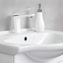 Baterie pentru lavoar Mat eco Bari (White/Chrome) Thumb