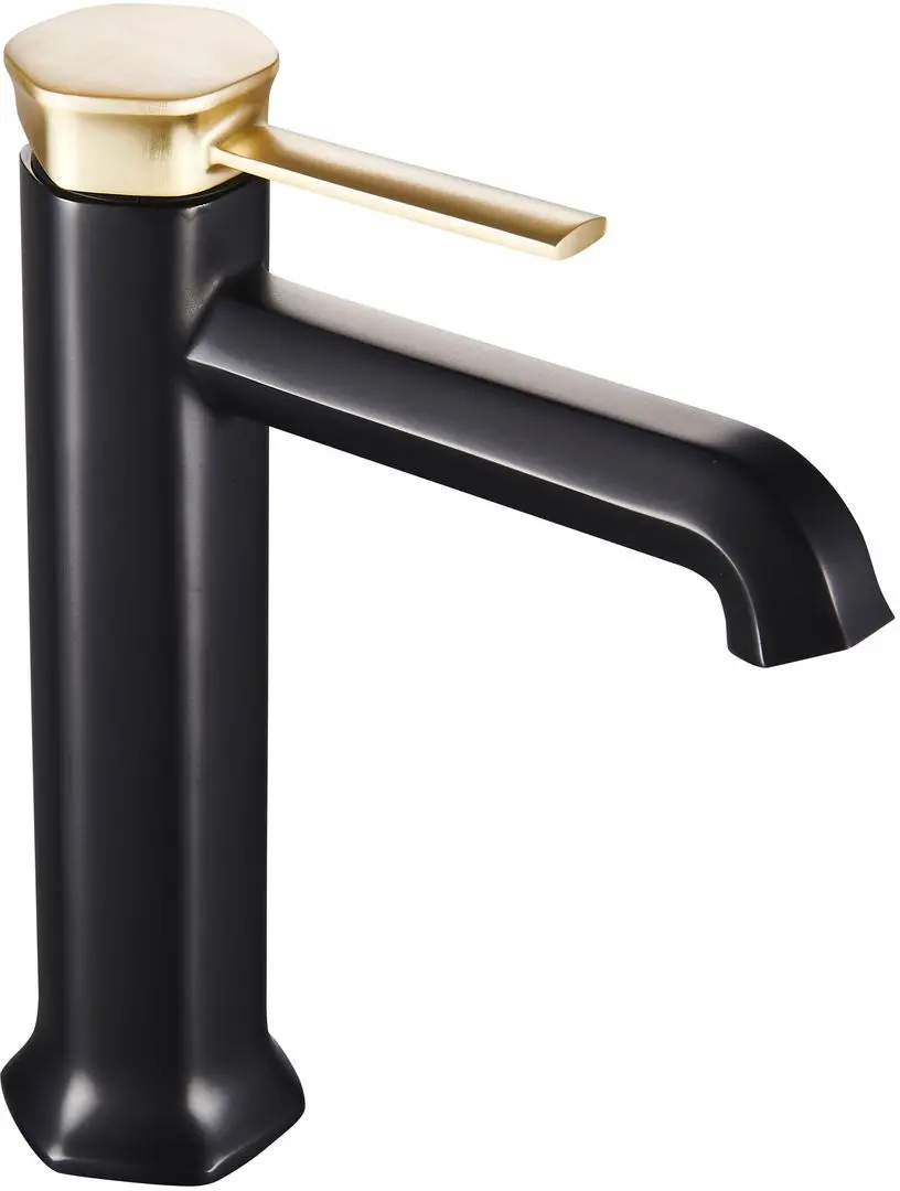 Смеситель для умывальника Mat|eco Coventry 116323 (Black-Gold)