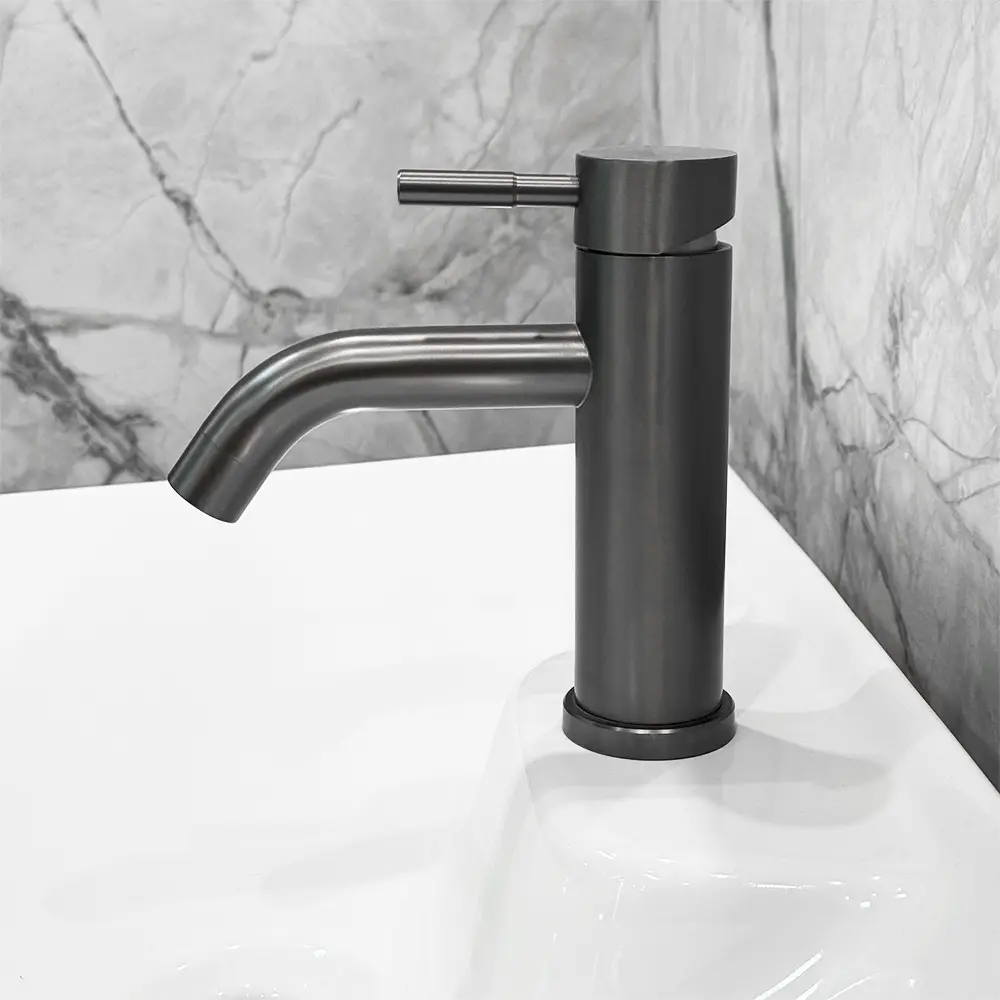 Смеситель для умывальника Mat|eco EuroEco (Dark Grey)