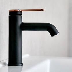 Baterie pentru lavoar Mat eco Grand 107666 (Black/Rose Gold) Thumb