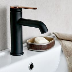 Baterie pentru lavoar Mat eco Grand 107666 (Black/Rose Gold) Thumb