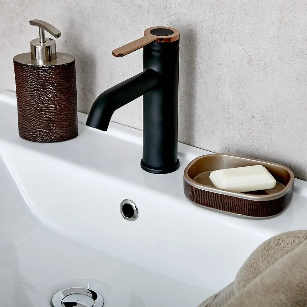 Baterie pentru lavoar Mat eco Grand 107666 (Black/Rose Gold) - 4