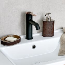 Baterie pentru lavoar Mat eco Grand 107666 (Black/Rose Gold) Thumb