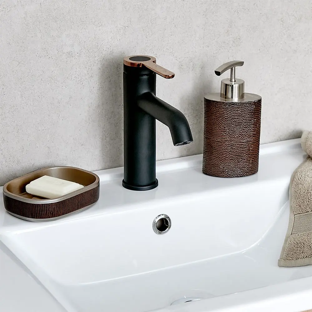 Baterie pentru lavoar Mat eco Grand 107666 (Black/Rose Gold) - 5