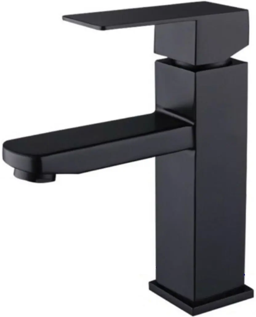 Смеситель для умывальника Mat|eco Inox Cubo (Black)