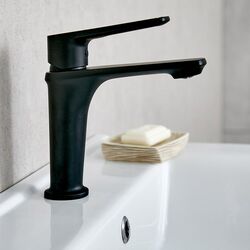 Baterie pentru lavoar Mat eco Nero (Black) Thumb