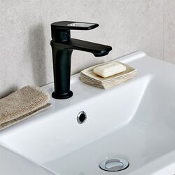 Baterie pentru lavoar Mat eco Nero (Black) Thumb