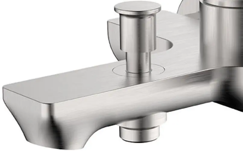 Смеситель для ванны и душа Mat|eco Breno 1133 114257 (Brushed Nickel)