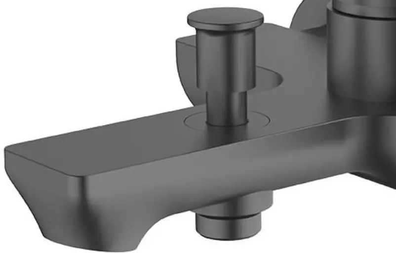 Смеситель для ванны и душа Mat|eco Breno 1133 114259 (Dark Grey)