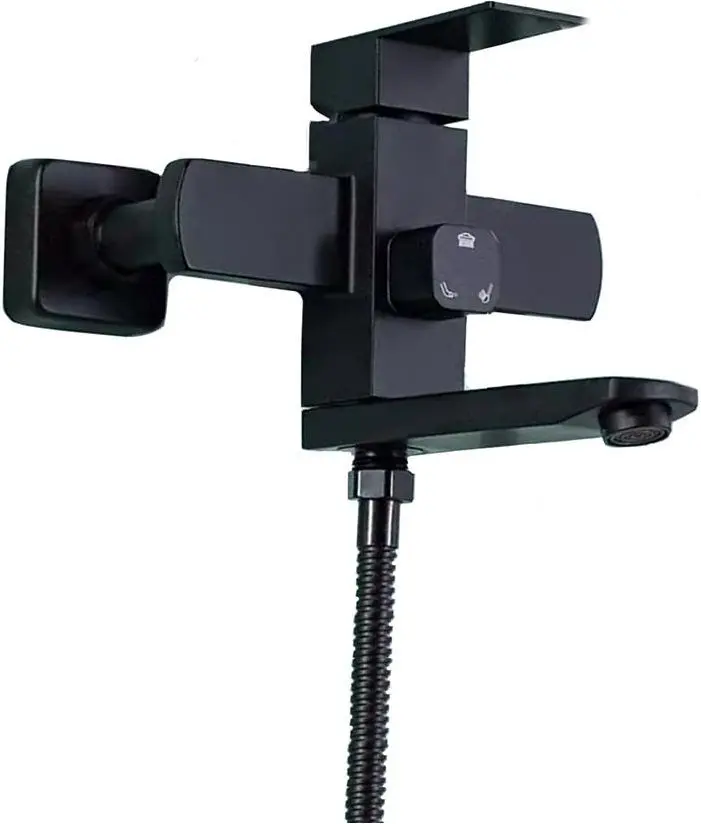 Baterie pentru cada si dus Mat|eco Cubo (Black)