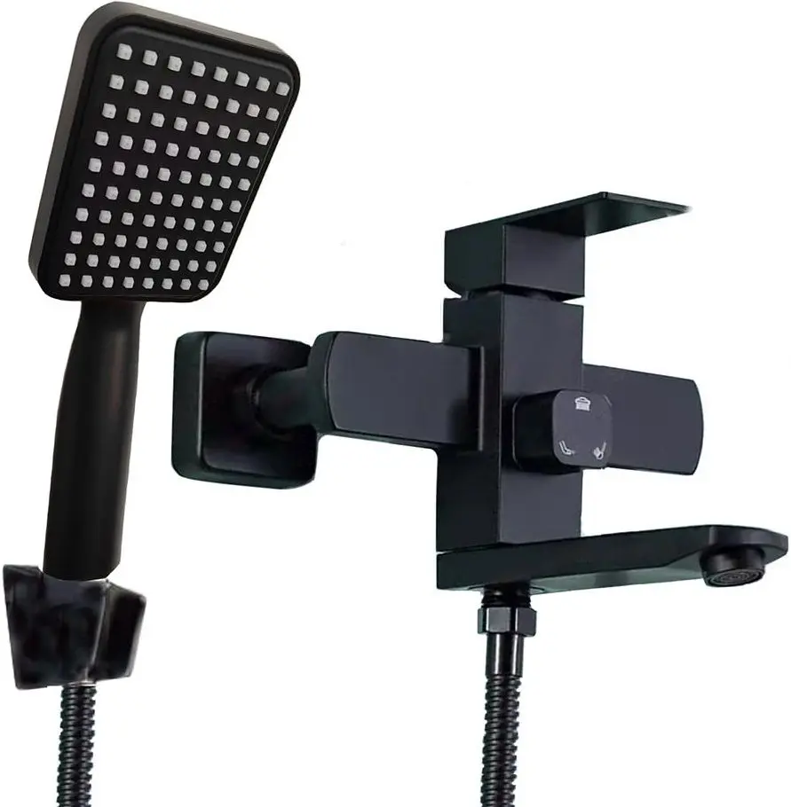 Baterie pentru cada si dus Mat|eco Cubo (Black)