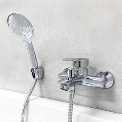 Смеситель для ванны и душа Mat|eco Kwarc (Chrome) Thumb