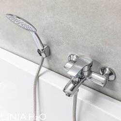 Смеситель для ванны и душа Mat|eco Kwarc (Chrome) Thumb