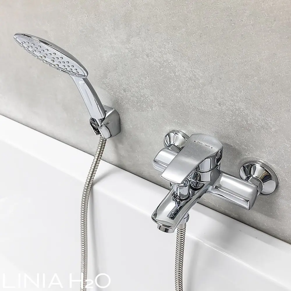 Смеситель для ванны и душа Mat|eco Kwarc (Chrome)