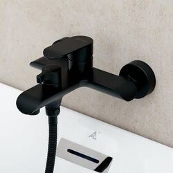 Смеситель для ванны и душа Mat|eco Neve (Black Matte) Thumb