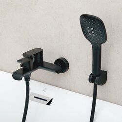 Смеситель для ванны и душа Mat|eco Neve (Black Matte) Thumb