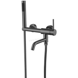 Baterie pentru cada si dus Mat|eco Steel (Dark Grey)