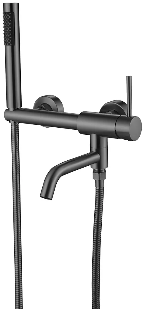 Смеситель для ванны и душа Mat|eco Steel (Dark Grey)