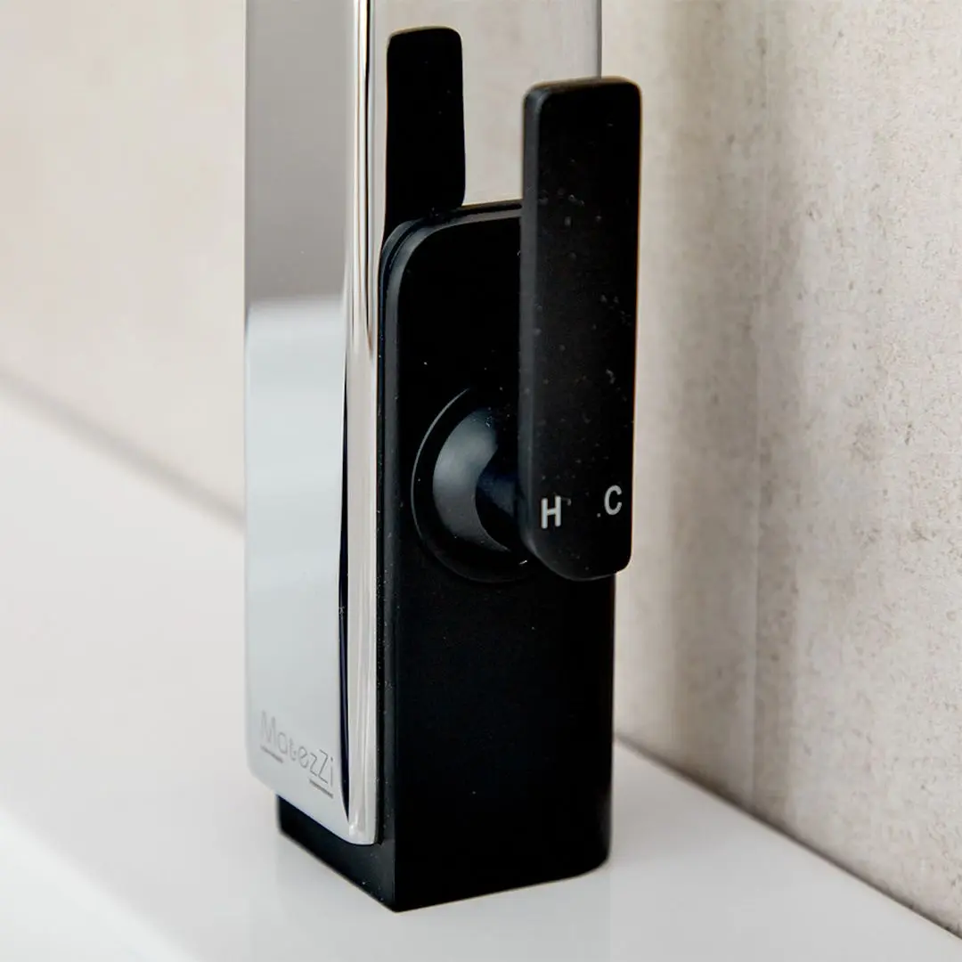 Baterie pentru lavoar MatezZi Moderno (Black/Chrome) - 5