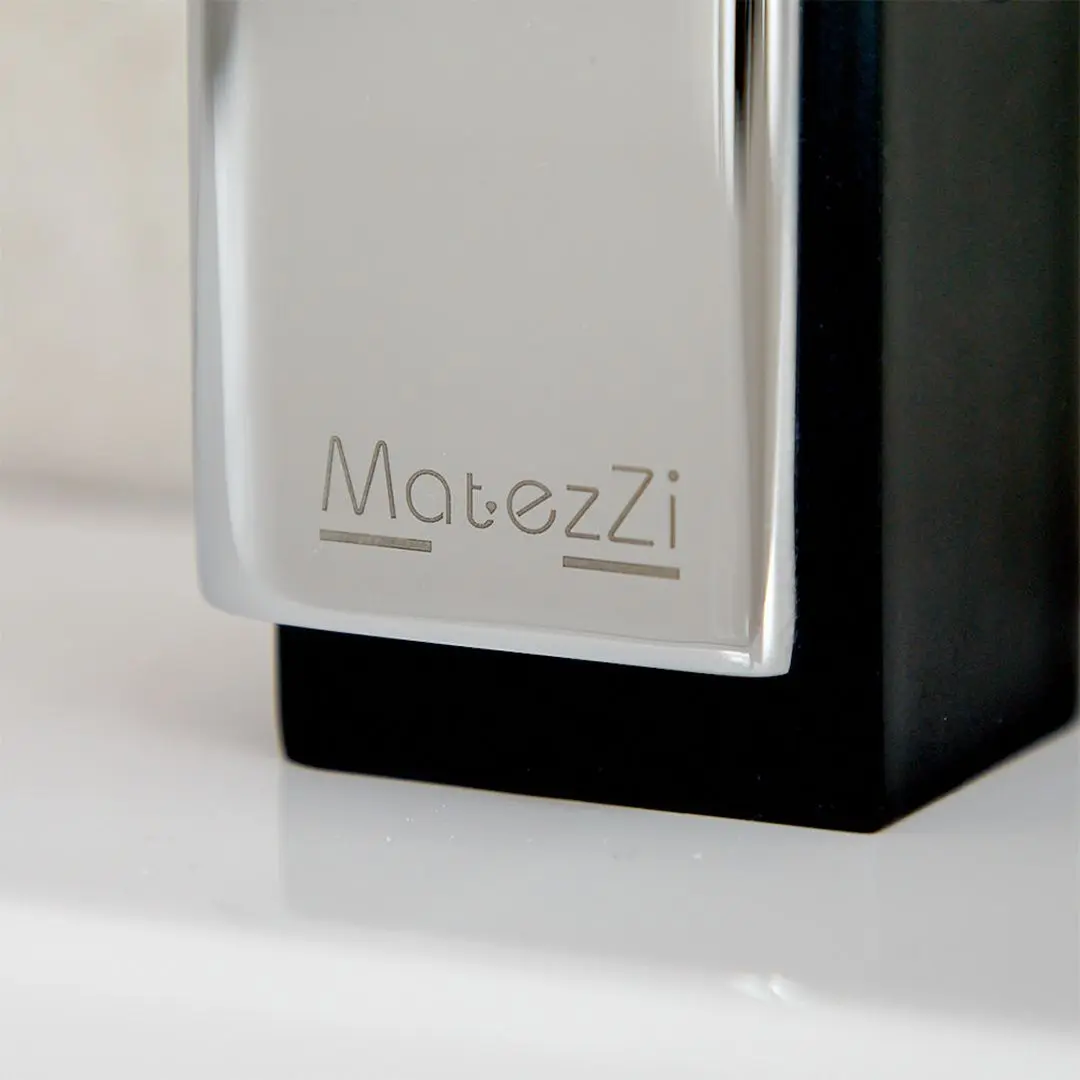 Baterie pentru lavoar MatezZi Moderno (Black/Chrome) - 6