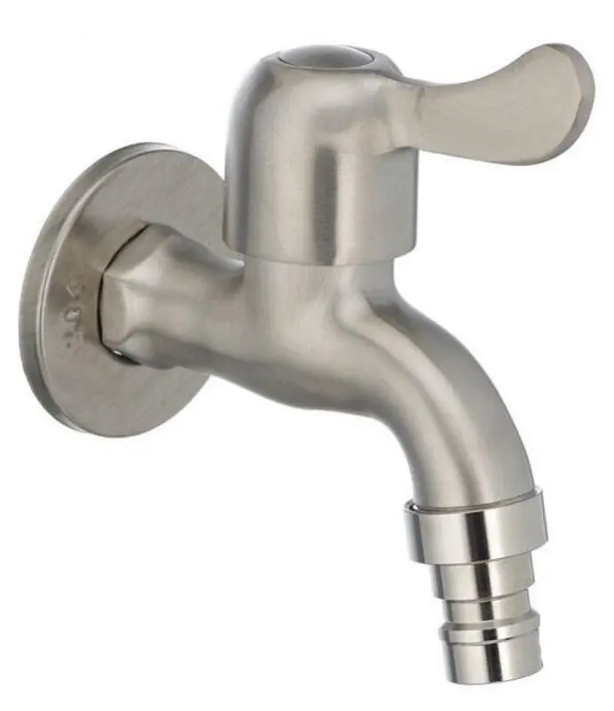 Кран для полива с ручкой Mixxus BIB-03 (Inox)