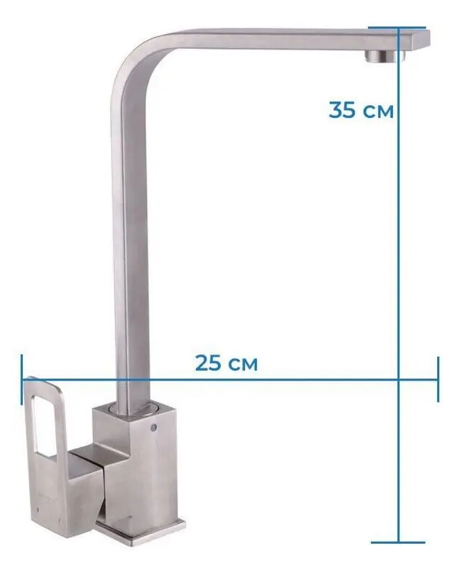 Baterie pentru chiuveta Mixxus FIT-011 (Inox) - 2