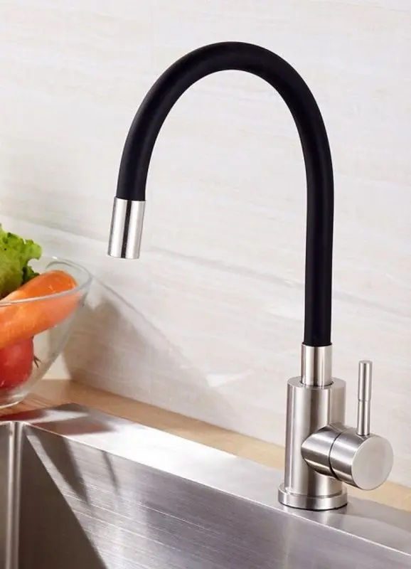 Baterie pentru chiuveta Mixxus SUS-011 Reflector (Black/Inox) - 3