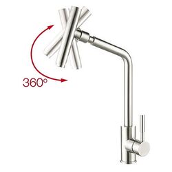 Baterie pentru chiuveta Mixxus SUS-017 (Inox) Thumb