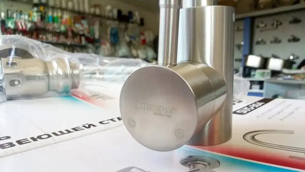 Baterie pentru chiuveta Mixxus SUS-011-G (N) (Inox) - 3