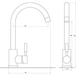 Baterie pentru chiuveta Mixxus SUS-011 (White) Thumb