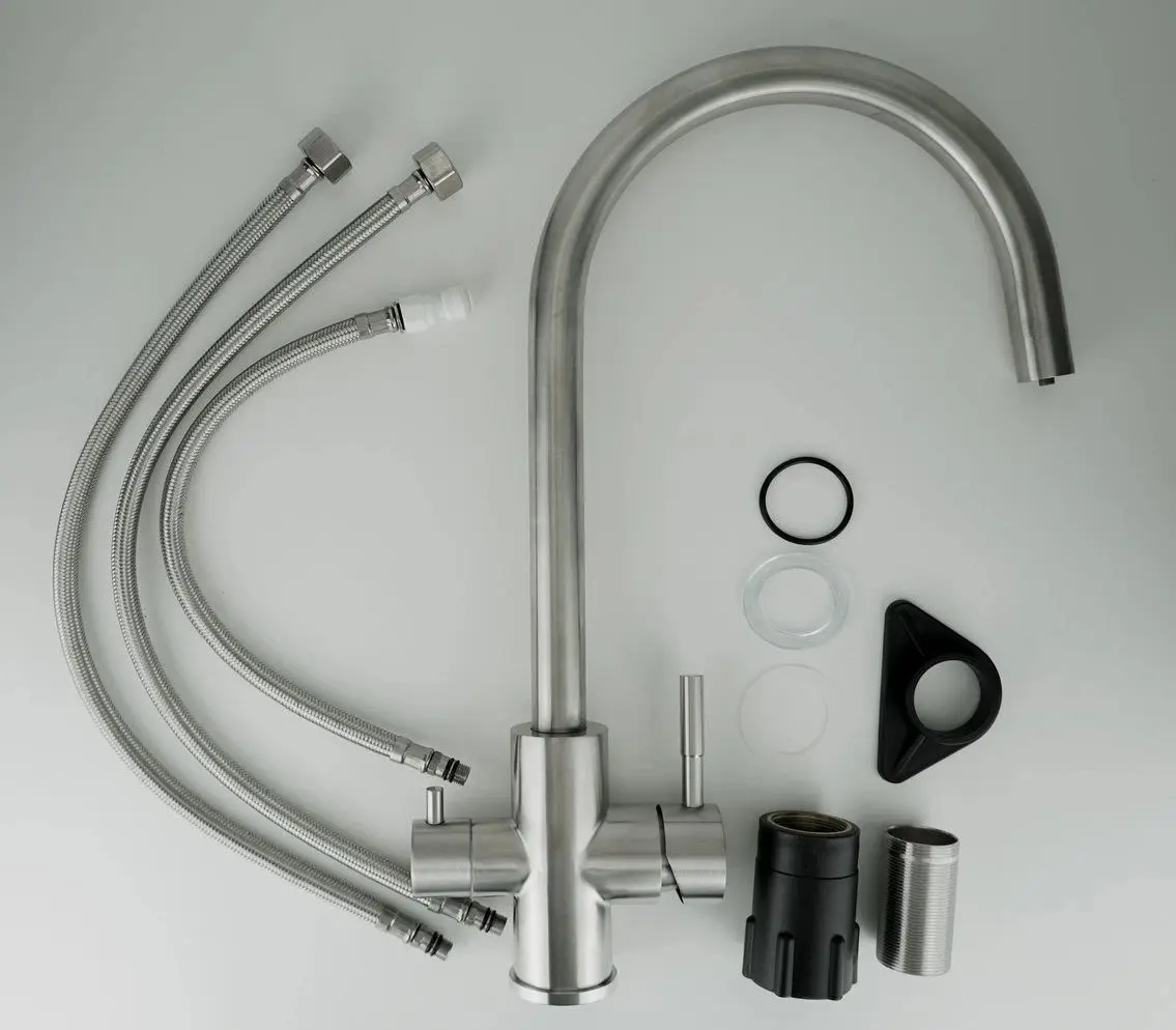 Baterie pentru chiuveta Mixxus SUS-021-2 (Inox) - 3