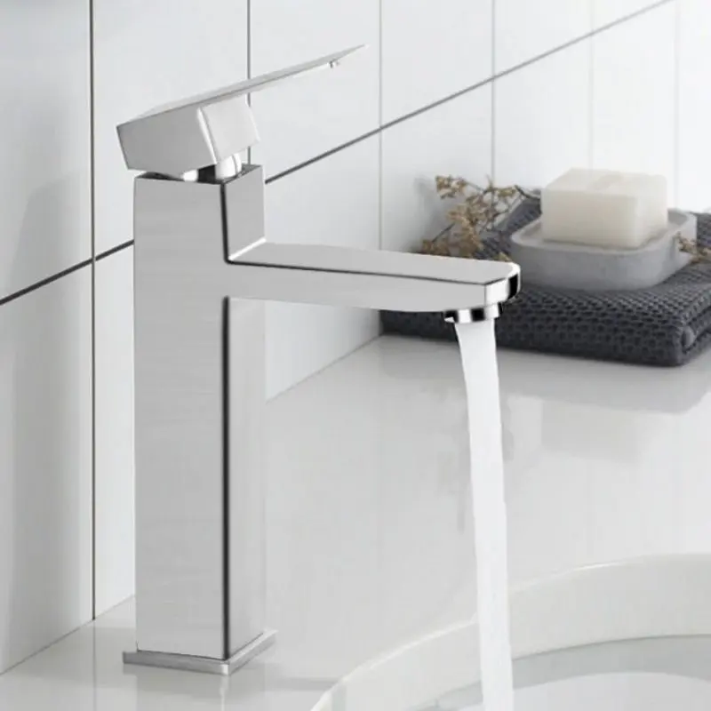 Baterie pentru lavoar Mixxus FIT-001-HIGH (Inox) - 3