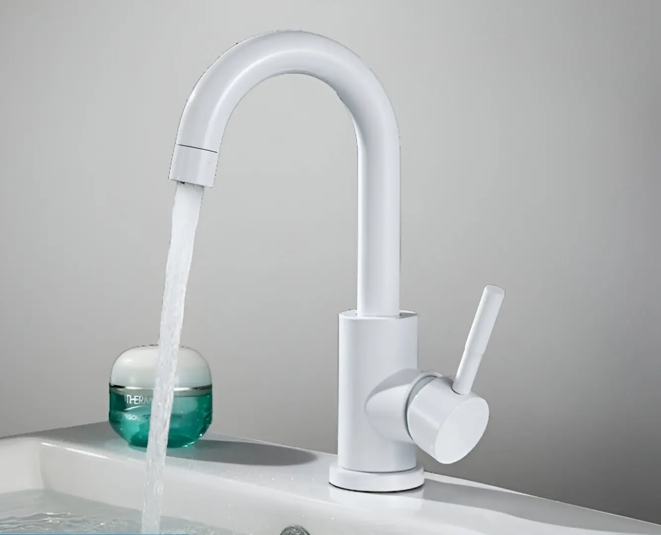 Baterie pentru lavoar Mixxus SUS-001-С (White) - 2