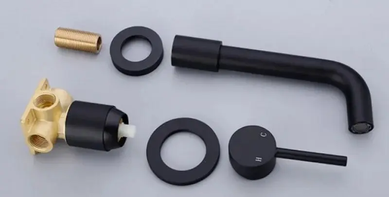 Baterie pentru lavoar Mixxus SUS-111 Inner (Black) - 2