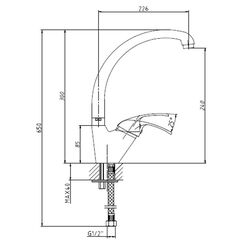 Baterie pentru chiuveta Tivoli Plus (Chrome) Thumb
